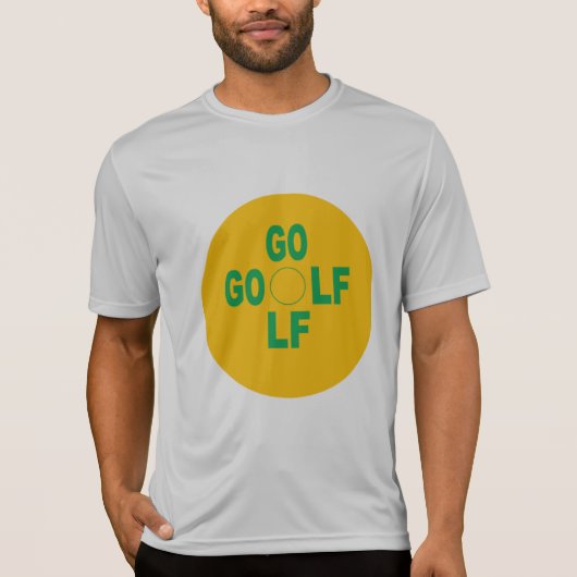 T-shirt Competitor zilver man SPORT GOLF (Voorkant)