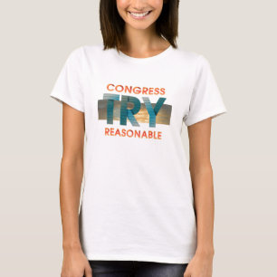 T-SHIRT Congres, probeer redelijk