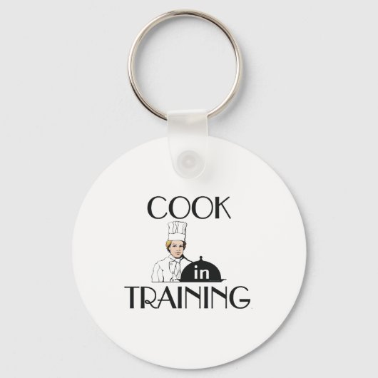 T-SHIRT Cook in training Sleutelhanger (Voorkant)