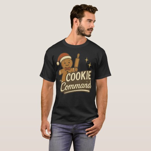 T-Shirt Cookie Command (Voorkant volledig)
