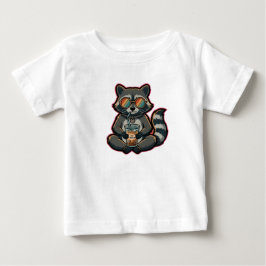 T-shirt Coole Wasbeer Drinkend Havermelk Ijs Koffi