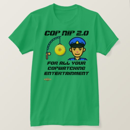 t-shirt "COP NIP 2.0" (Design voorkant)