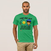 t-shirt "COP NIP 2.0" (Voorkant volledig)
