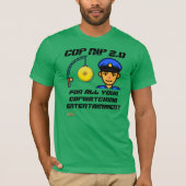 t-shirt "COP NIP 2.0" (Voorkant)