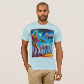 T-shirt "Cosmic Undead Chronicles" (Voorkant volledig)