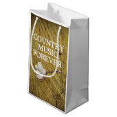 T-SHIRT Country Music Forever Klein Cadeauzakje (Achterkant Gekanteld)