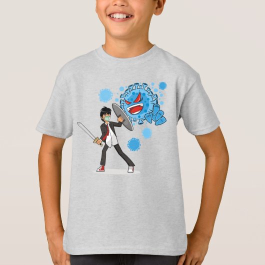 T-SHIRT COVID-19-jongens (Voorkant)