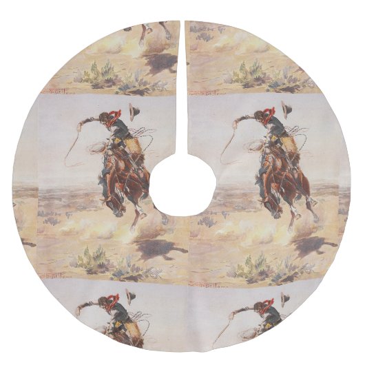 T-SHIRT Cowboy Life Kerstboom Rok (Voorkant)