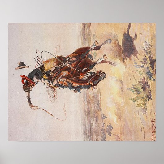 T-SHIRT Cowboy Life Poster (Voorkant)