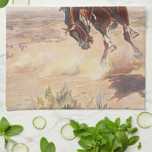 T-SHIRT Cowboy Life Theedoek (Gevouwen)