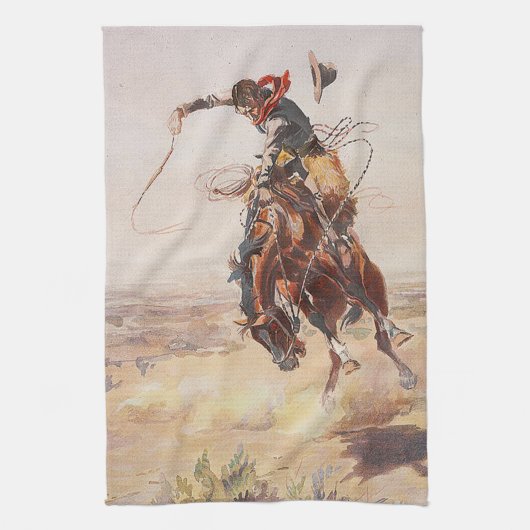 T-SHIRT Cowboy Life Theedoek (Verticaal)
