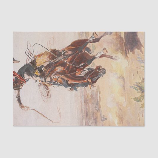 T-SHIRT Cowboy Life Tissuepapier (Voorkant)