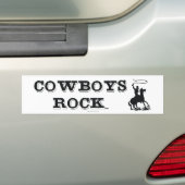T-SHIRT Cowboys Rock Bumpersticker (Op auto)