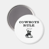 T-SHIRT Cowboys Rule Magneet (Voorkant / Achterkant)