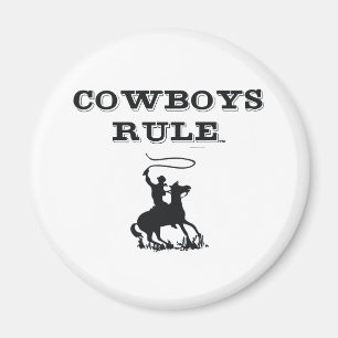 T-SHIRT Cowboys Rule Magneet