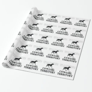 T-SHIRT Cowgirl Territory Cadeaupapier