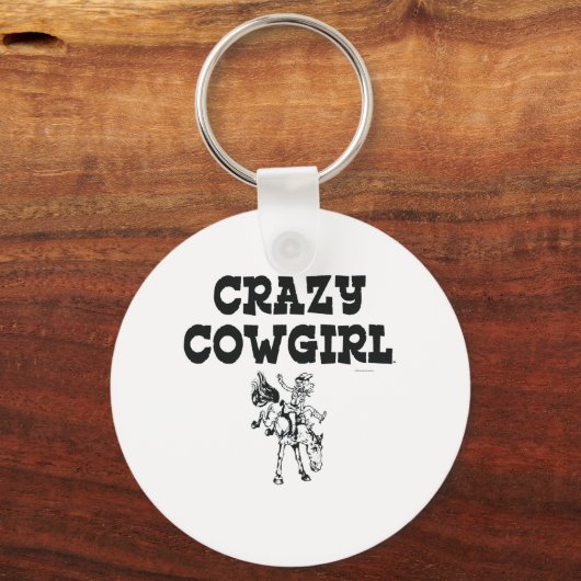 T-SHIRT Crazy Cowgirl Sleutelhanger (Voorkant)