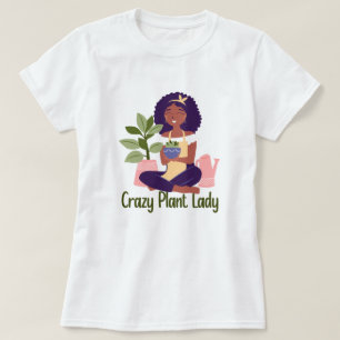 T-shirt Crazy Plant Lady