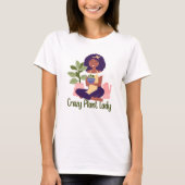 T-shirt Crazy Plant Lady (Voorkant)