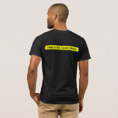 T-shirt Crime Scene (Achterkant volledig)