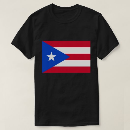 T-shirt Cuba Cubaanse vlag rood wit blauw (Design voorkant)