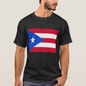 T-shirt Cuba Cubaanse vlag rood wit blauw (Voorkant)