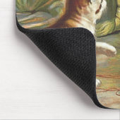 T-SHIRT Curieuze kat Muismat (Hoek)