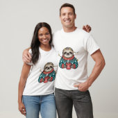 T-Shirt Cute Christmas Sloth Tee | Funny Holiday  (Unisex)