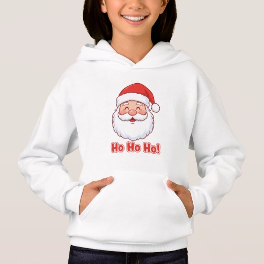 T-Shirt Cute Santa Face (Voorkant)