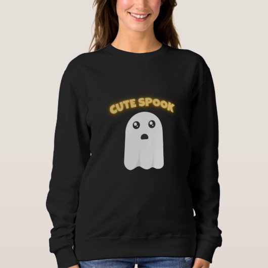 T-Shirt Cute Spook | Minimalist Kawaii Ghost Hallo (Voorkant)