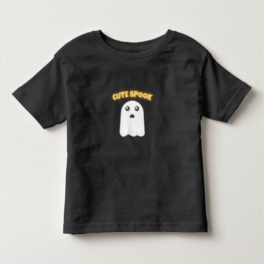 T-Shirt Cute Spook | Minimalist Kawaii Ghost Hallo (Voorkant)