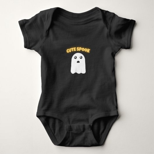T-Shirt Cute Spook | Minimalist Kawaii Ghost Hallo (Voorkant)