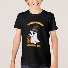 T-Shirt Cute Spook | Minimalist Kawaii Ghost Hallo