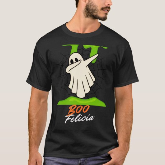 T-Shirt "Dabbing Boo" Halloween 2025  (Voorkant)