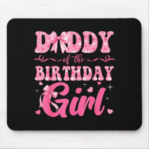 T-shirt Daddy Verjaardag Familie Roze Coquette Muismat