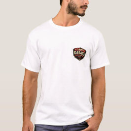 T-shirt 'Dad's Garage Built With Pride' voor monte