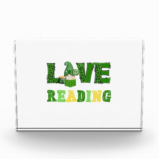 T-Shirt dag uit liefde lezen Fotoblokken (Voorkant)