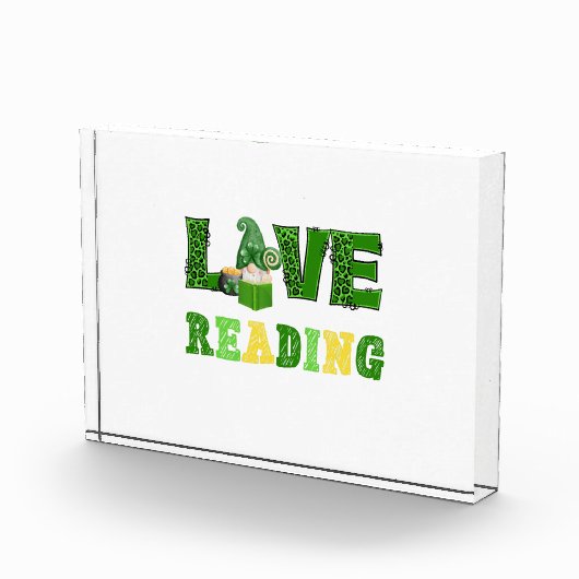 T-Shirt dag uit liefde lezen Fotoblokken (Rechts)