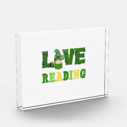 T-Shirt dag uit liefde lezen Fotoblokken (Links)