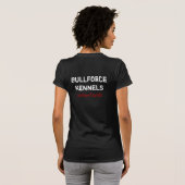 T-Shirt Damen (ladies) Bullforce kennels (Achterkant volledig)