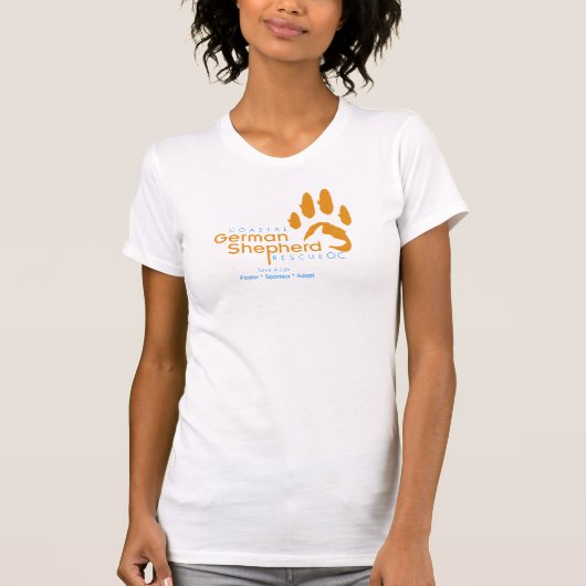 "" T-Shirt (dames) - Kustzone GSR (Voorkant)