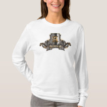 T-shirt (Dames) met lange mouwen, Basic