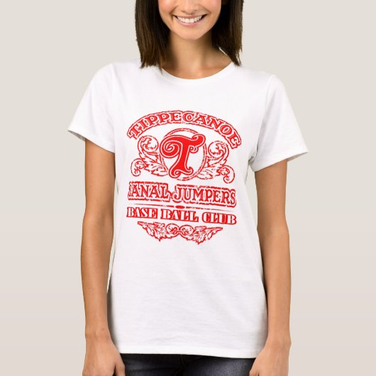 T-shirt (dames) - Retro Logo (Voorkant)