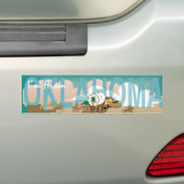 T-SHIRT dat ik uit Oklahoma kom Bumpersticker (Op auto)