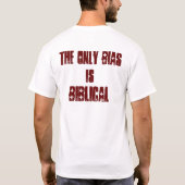 t-shirt "De enige bias" (Achterkant)