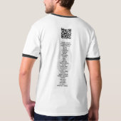 T-shirt - De naam hierboven (Achterkant)