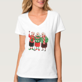 T-Shirt de Noël Festive voor vrouwen - Pulls de No