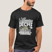 T-shirt de pêche poisson, (Voorkant)