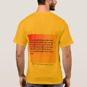 T-Shirt : De Shepherd betekenisvolle van het Kruis (Achterkant)