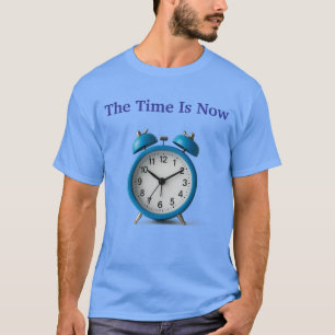 T-shirt - De tijd is nu unisex T-shirt
